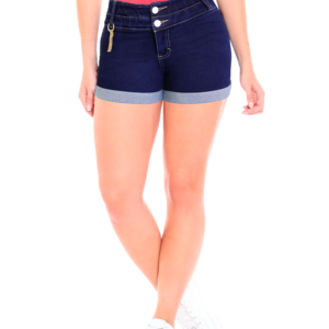 Short SoftSiver Dama Mezclilla Con Elástico En La Cintura